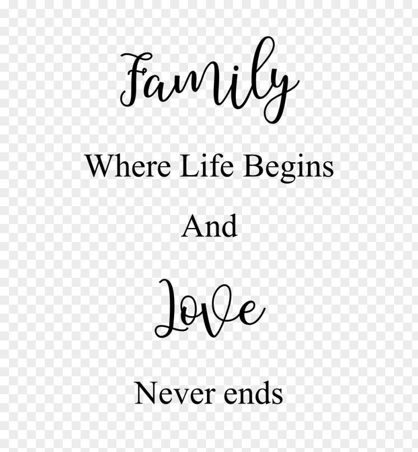 Quotation Love Family Genealogy Poster PNG