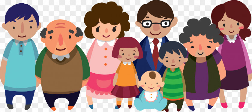 Team Sharing Animated Cartoon People Social Group Child PNG