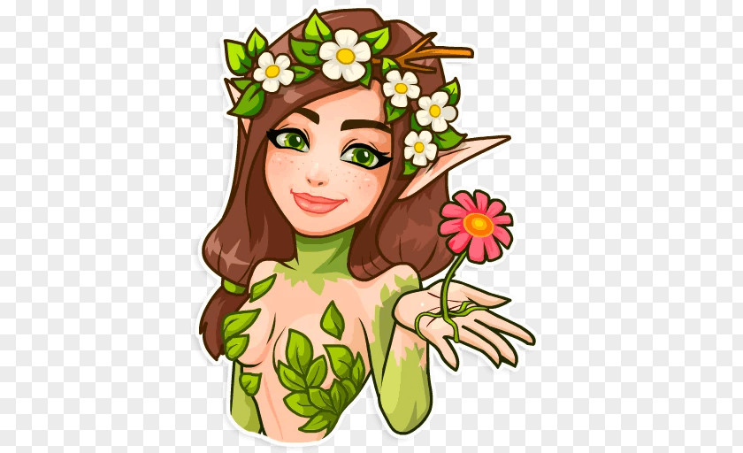 Telegram Sticker Nymph Fairy Hermes PNG