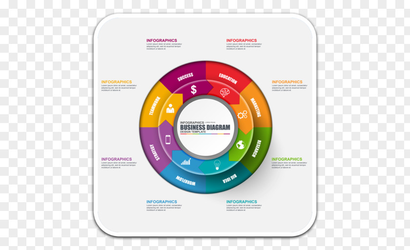 Abscure Infographic Vector Graphics Diagram Business Process Design PNG