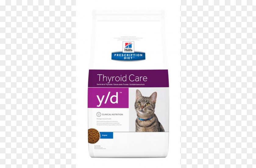 Cat Food Dog Prescription Diet Y/d Thyroid Care Feline Canned Hill's Pet Nutrition PNG
