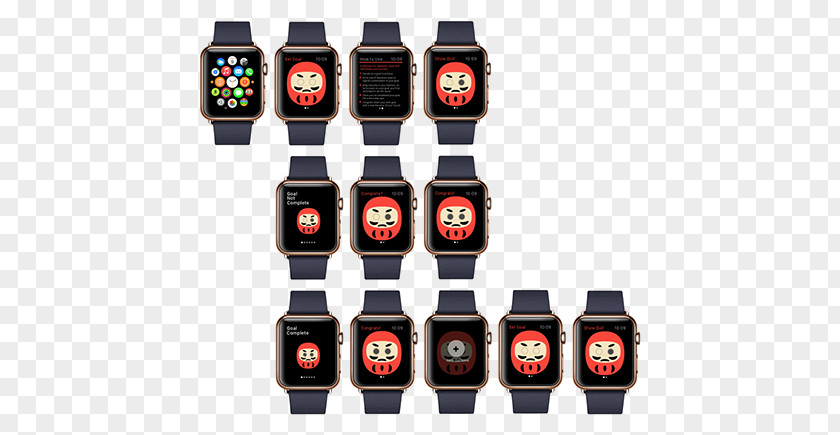 Daruma Doll User Experience Watch OS Apple PNG