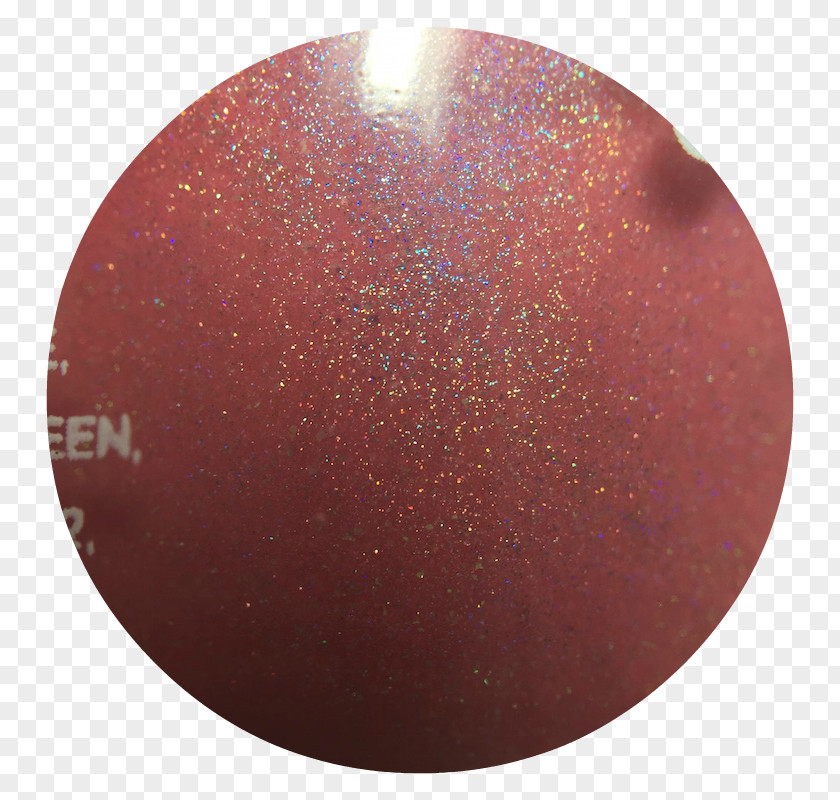 Gold Flakes Maroon Sphere PNG