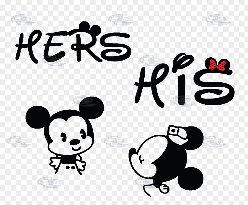 Mickey Kiss Minnie Mouse Black And White The Walt Disney Company PNG