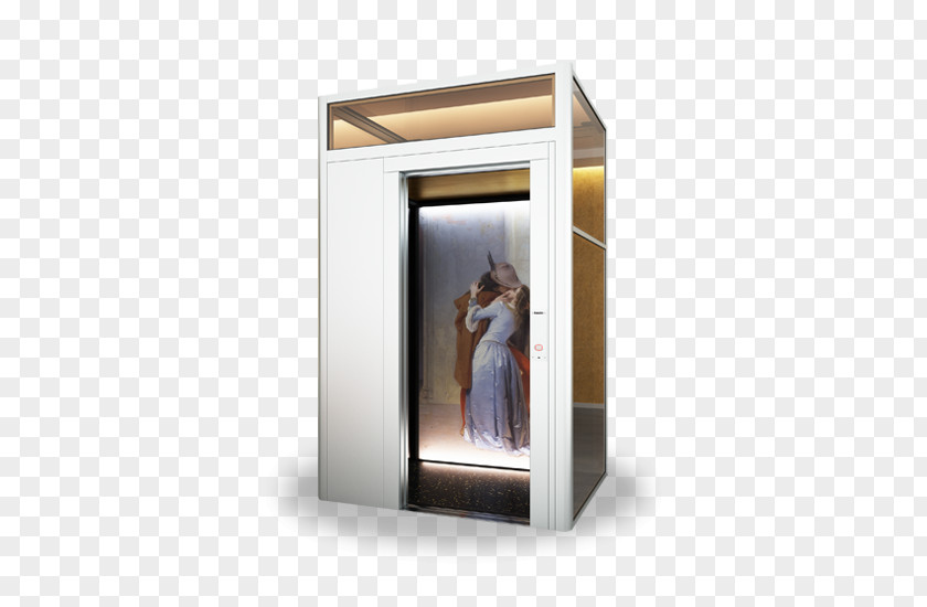 Special Edition Pinacoteca Di Brera IGV Group S.p.A. The Kiss Art Elevator PNG