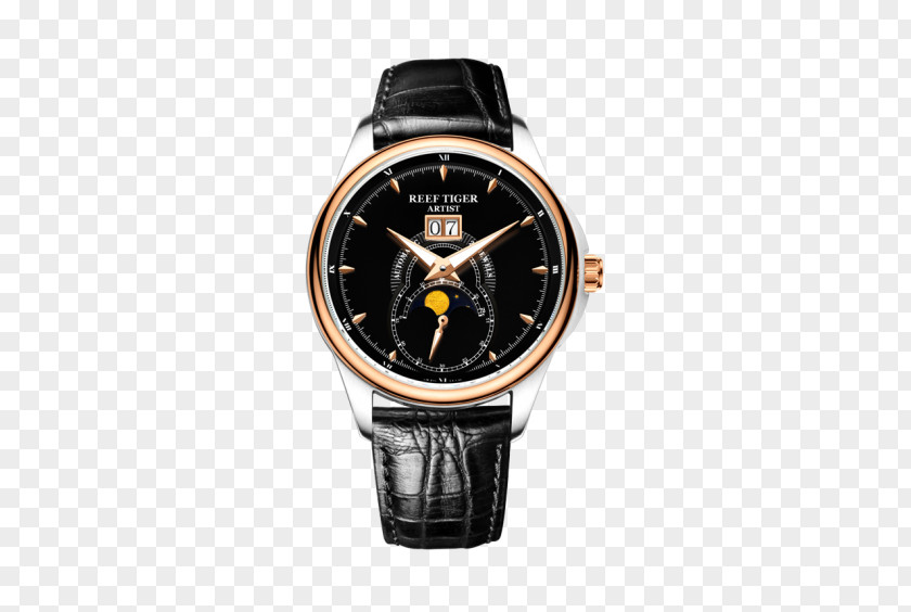 Watch Automatic Tourbillon Movement Strap PNG