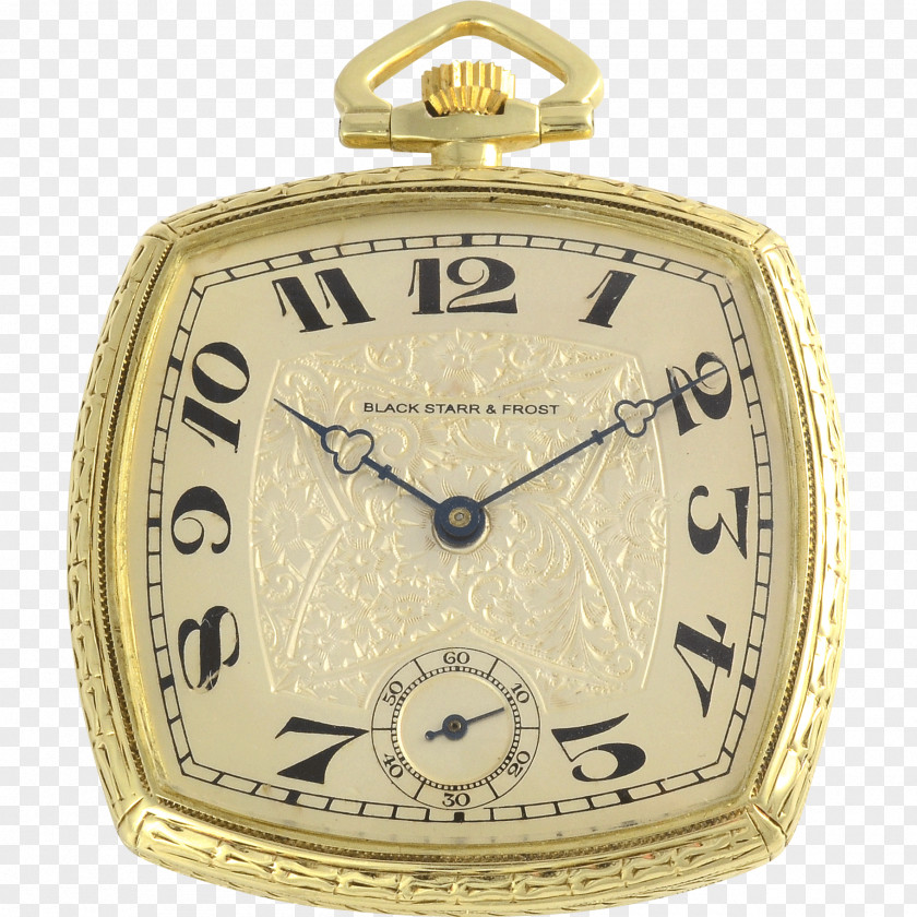 Watch Black, Starr & Frost Pocket Jewellery Clock PNG