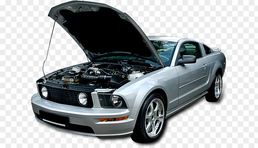 Car Muscle Automobile Repair Shop Hood Vehicle PNG