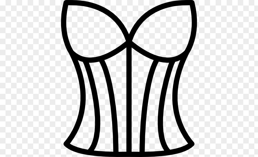 Corset Black And White Monochrome Photography Line Art PNG