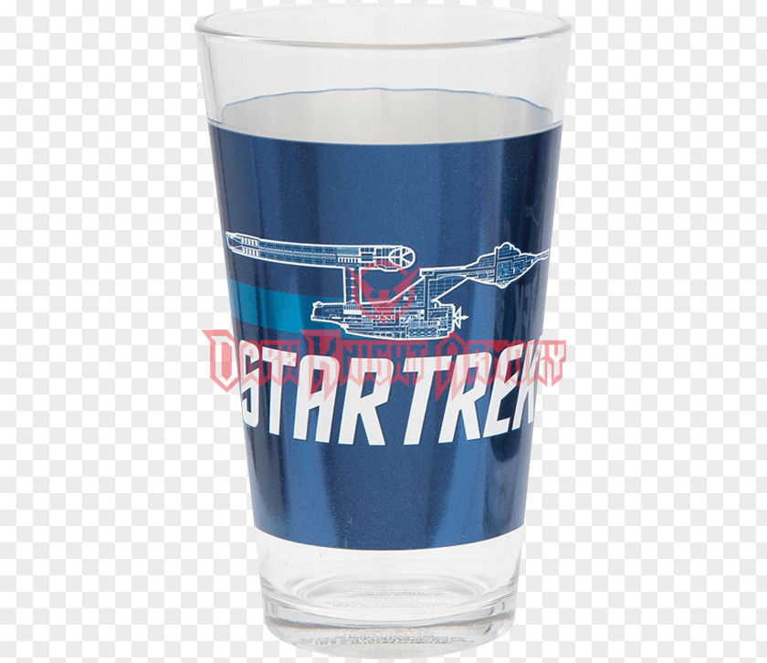 Glass Pint Spock Star Trek Tumbler PNG