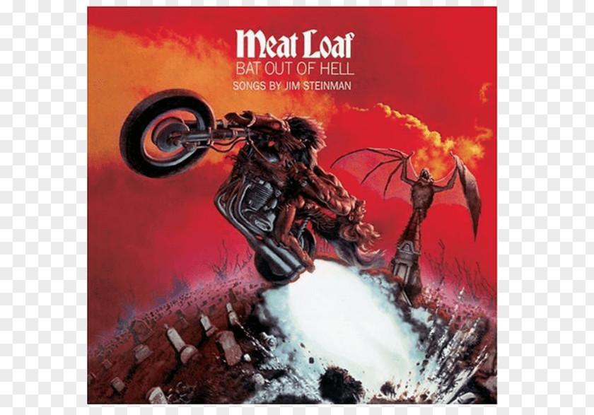 Rock Bat Out Of Hell II: Back Into Album III: The Monster Is Loose Phonograph Record PNG