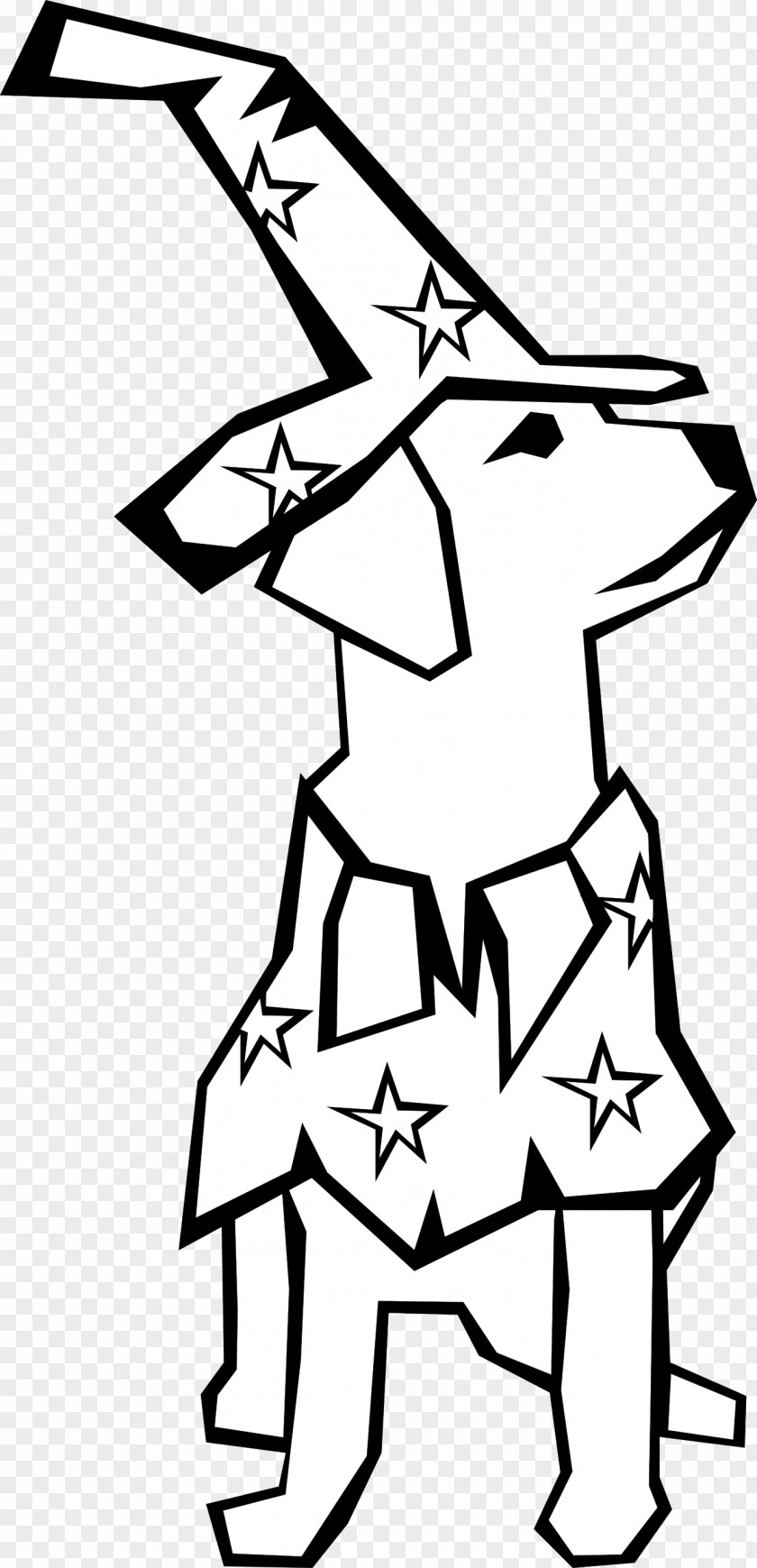 Simple Line Drawing Of A Dog Art Clip PNG