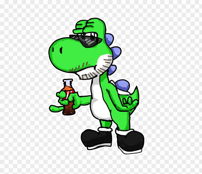 Yoshi Vertebrate Amphibian Cartoon PNG