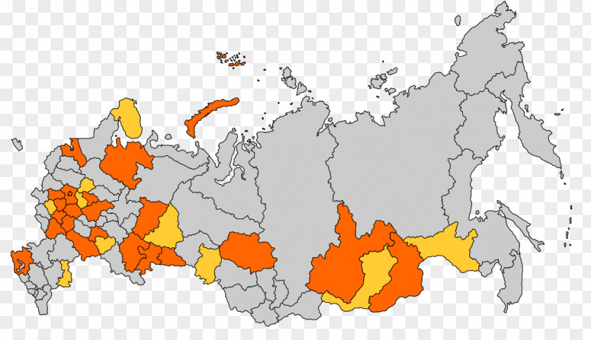 Map Moscow Southern Federal District Oblasts Of Russia Subjects PNG