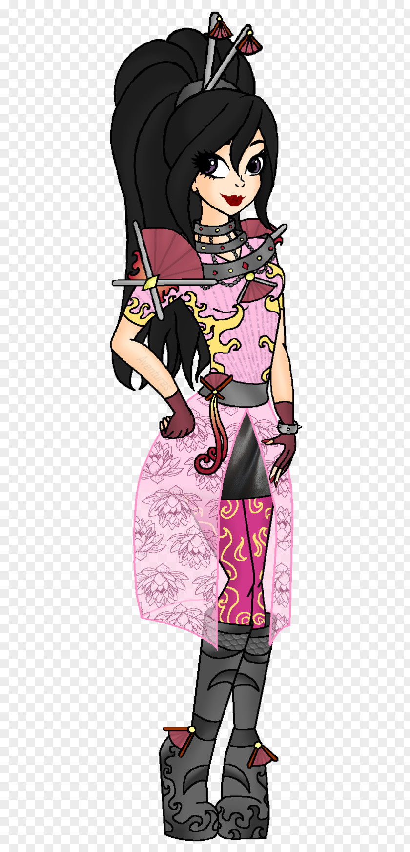 Ever After High Fan Art Li Shang Mulan Drawing PNG