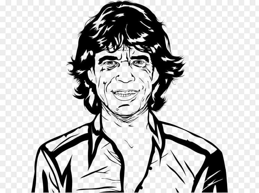 Painting Mick Jagger Drawing Line Art Clip PNG