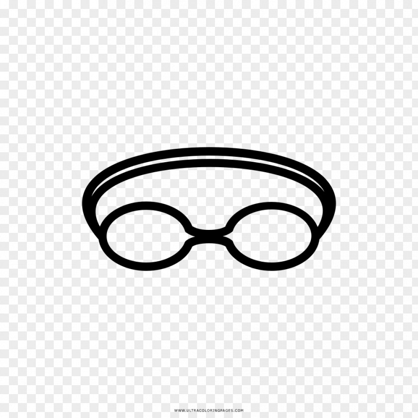 Swimming Glasses Goggles Drawing Coloring Book PNG