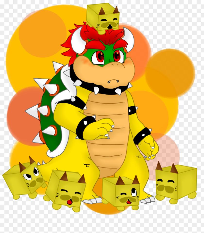 Bowser Mario Art Drawing PNG