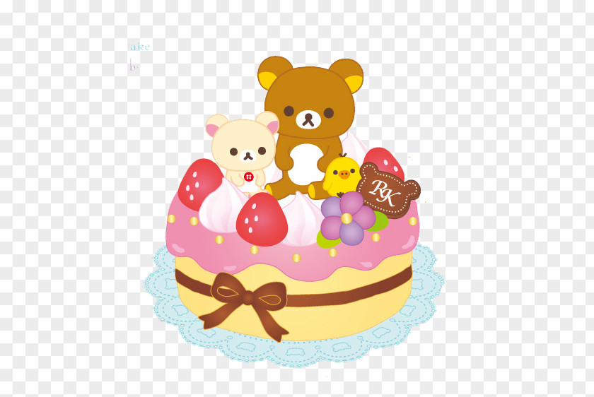 Cake Birthday Rilakkuma Cupcake Bakery PNG