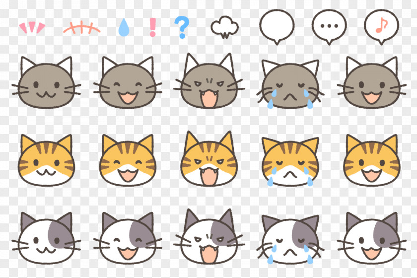 Cat Illustration Whiskers Tiger Clip Art PNG