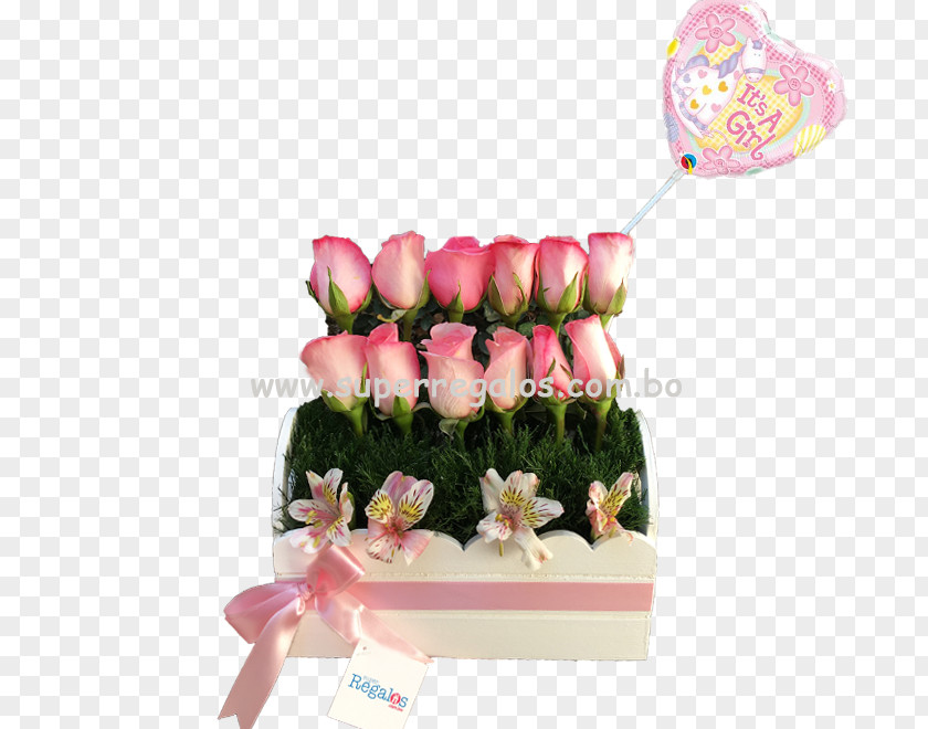 Flower Child Gift Box Floral Design PNG