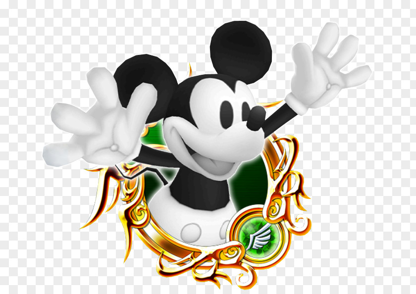 Mickey Mouse Kingdom Hearts χ KINGDOM HEARTS Union χ[Cross] Gold Medal PNG