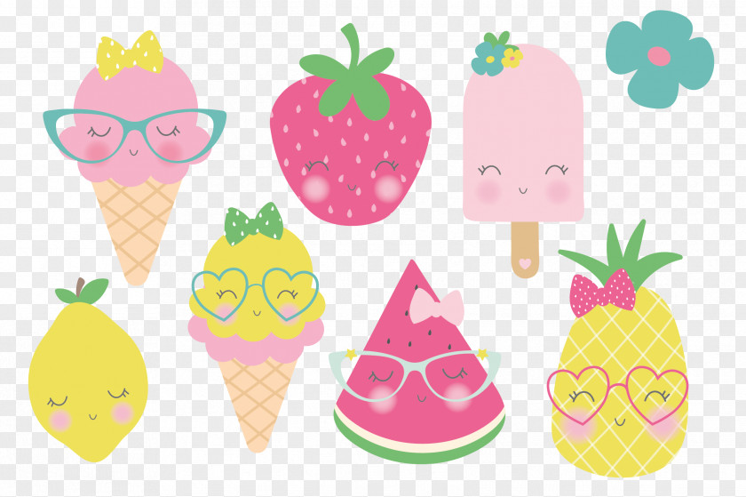 Pineapple Tutti Frutti Clip Art Fruit Ice Cream PNG