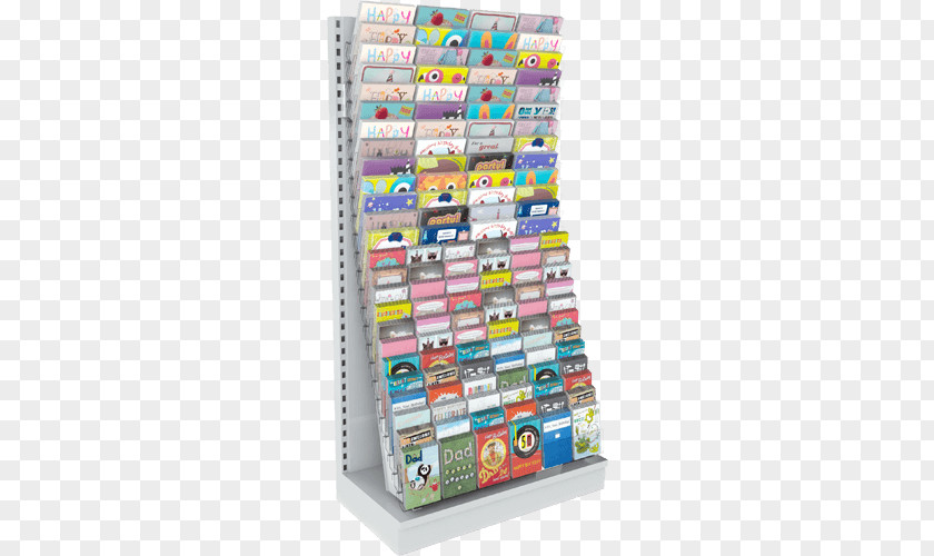 Sweet Shops Display Rack Greeting & Note Cards Retail Shelf Hallmark PNG