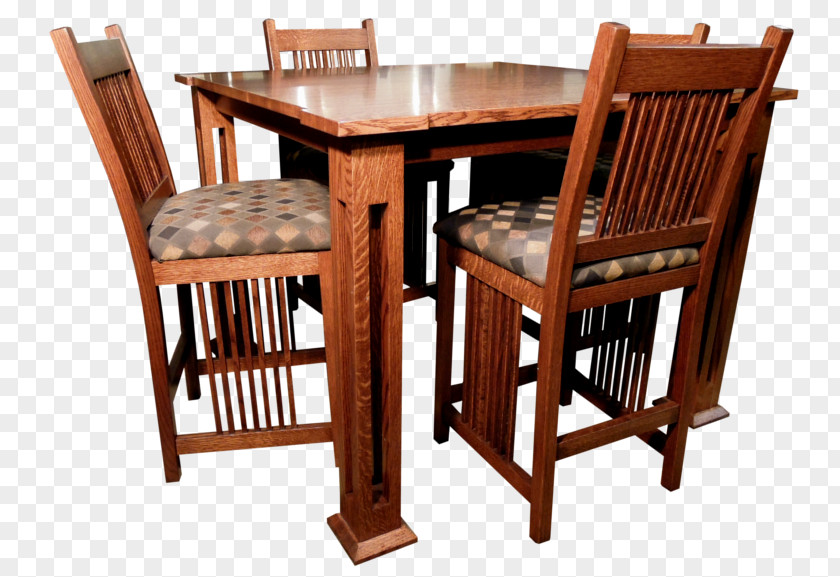 Table Matbord Chair Wood Stain PNG