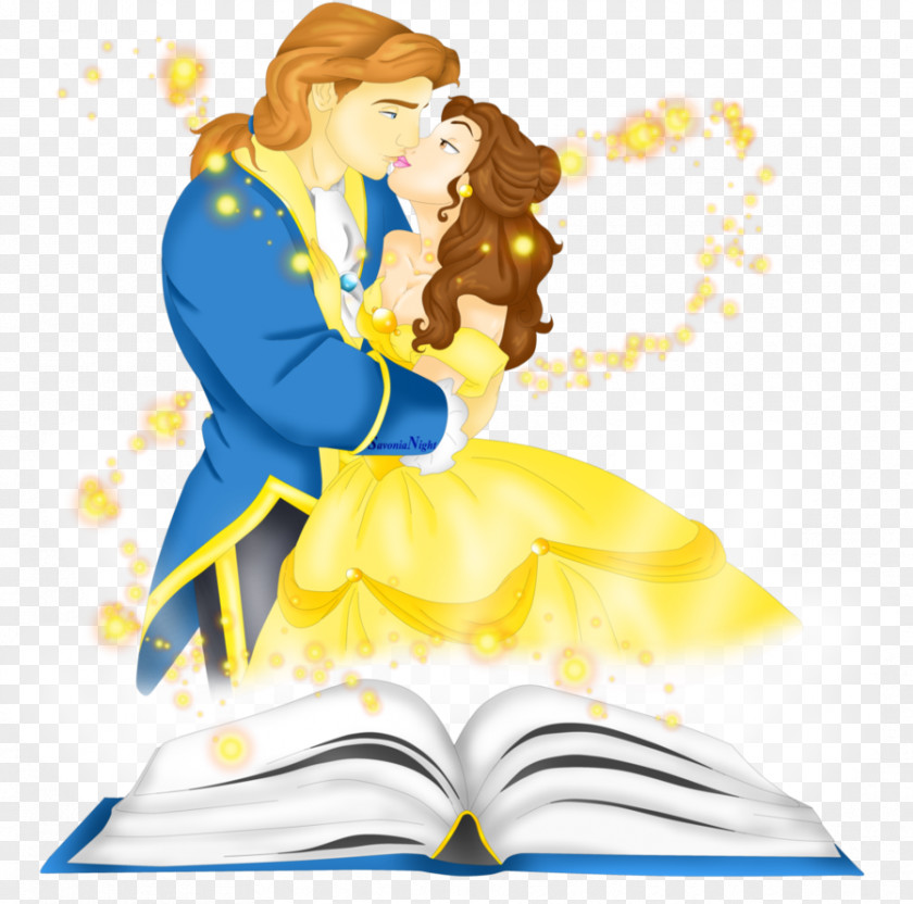 Tale Book Belle Beauty And The Beast Disney Princess Art PNG