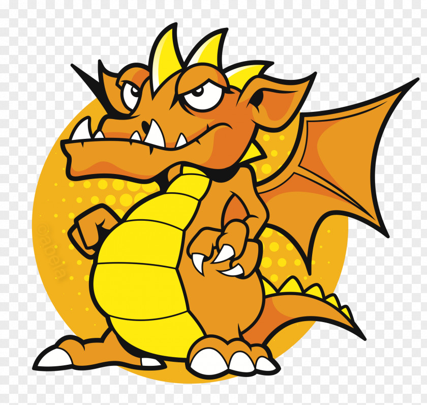 Dragon Yellow Clip Art PNG