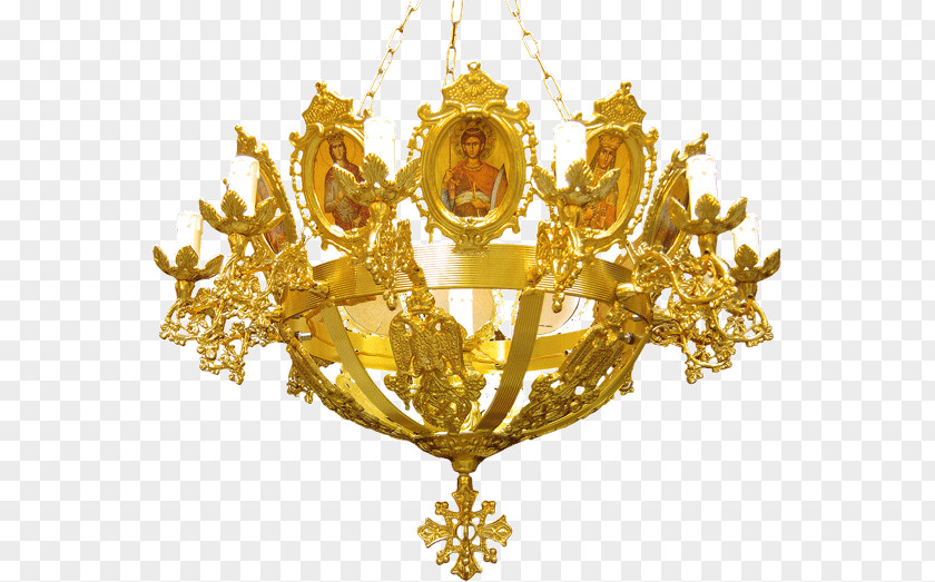 Eidi Eastern Orthodox Church Chandelier Light Fixture Christianity Russian Cross PNG