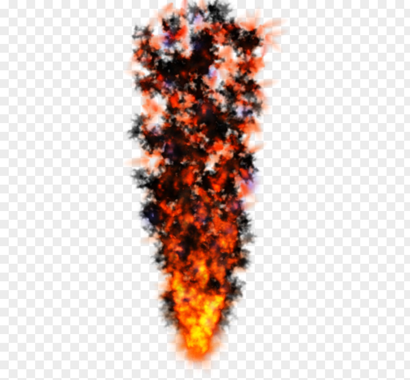Fire Elemental Tree Font PNG