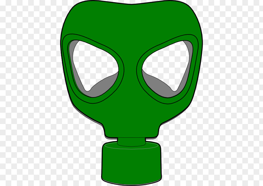 Green Mask Gas Oxygen Clip Art PNG