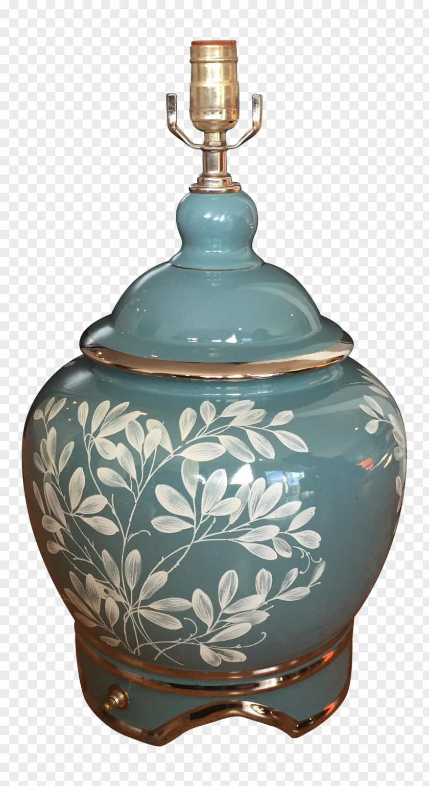 Hand-painted Lamp Ceramic Vase Urn Tableware Pottery PNG