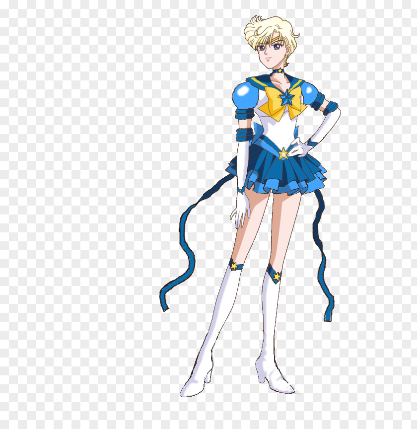 Sailor Uranus Neptune Senshi Moon Art PNG
