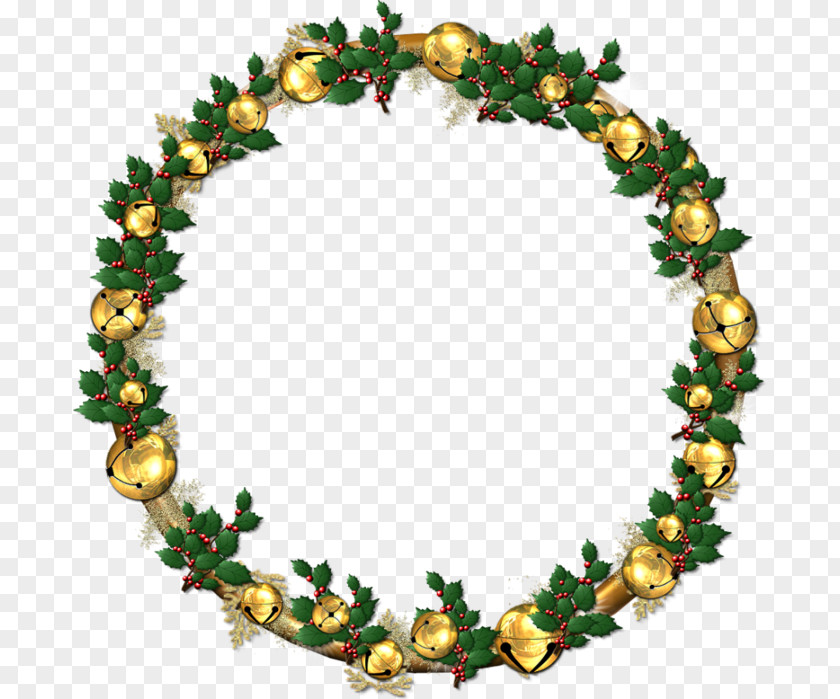 Christmas Ornament Wreath PNG