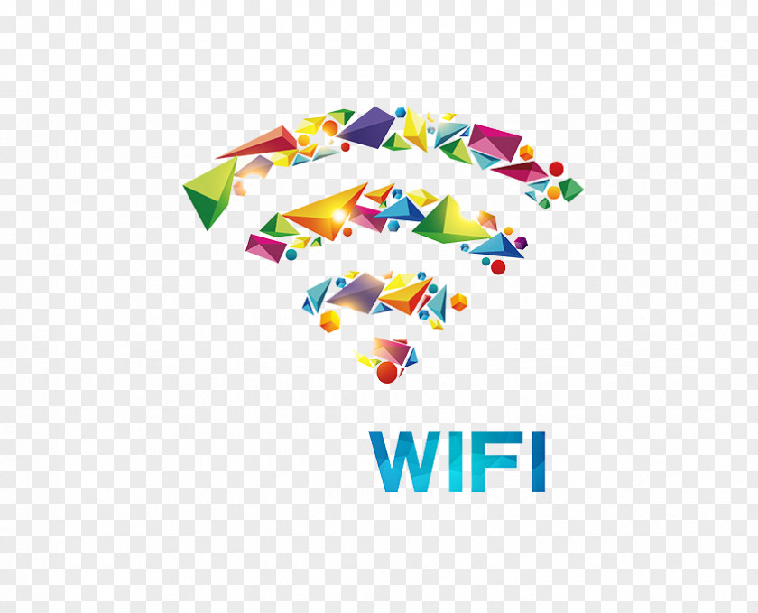 Geometric WIFI Wi-Fi Wireless Icon PNG