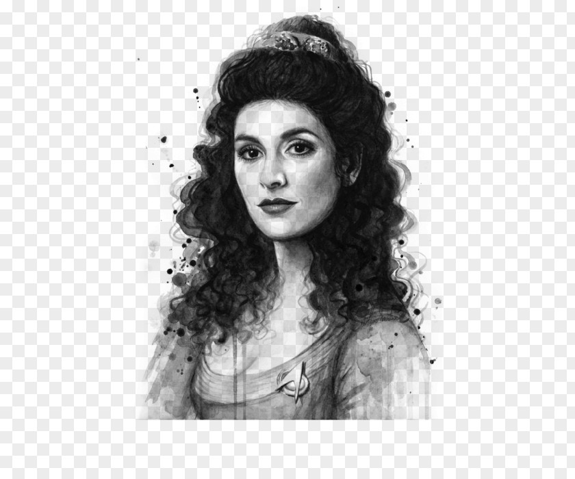 Olga Marina Sirtis Deanna Troi Star Trek: The Next Generation Jean-Luc Picard Spock PNG