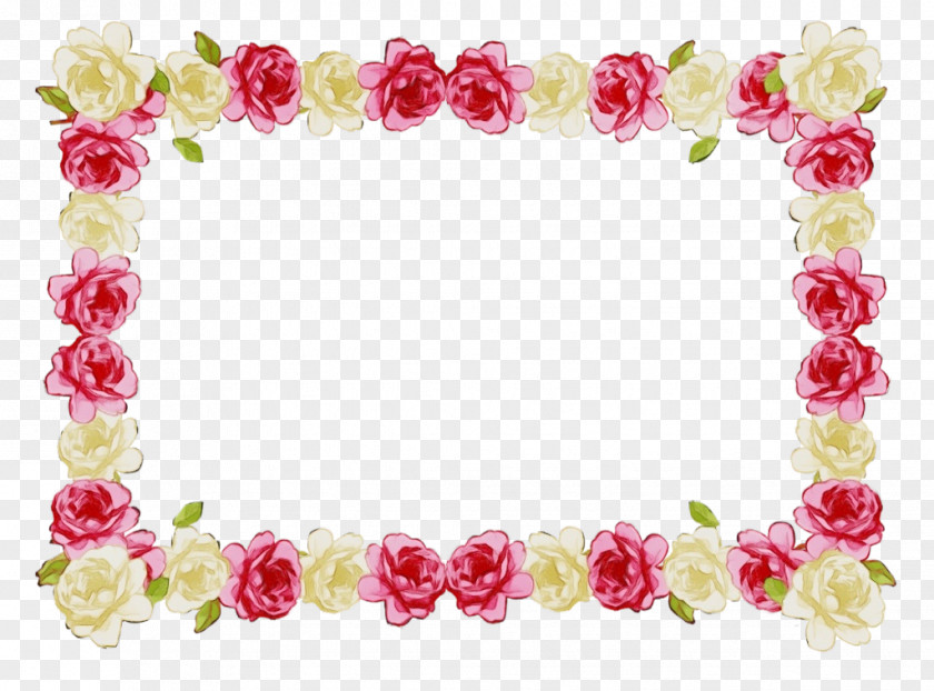 Picture Frame Heart Background Watercolor PNG