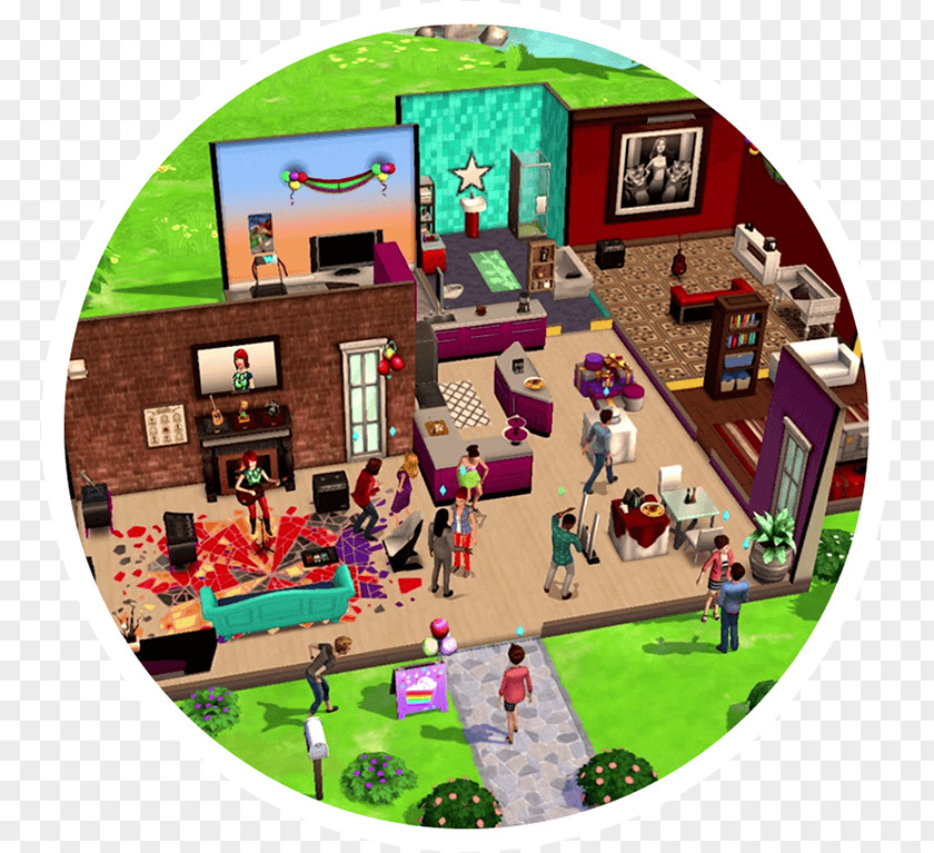 Sims Mobile The FreePlay 4 SimTown PNG