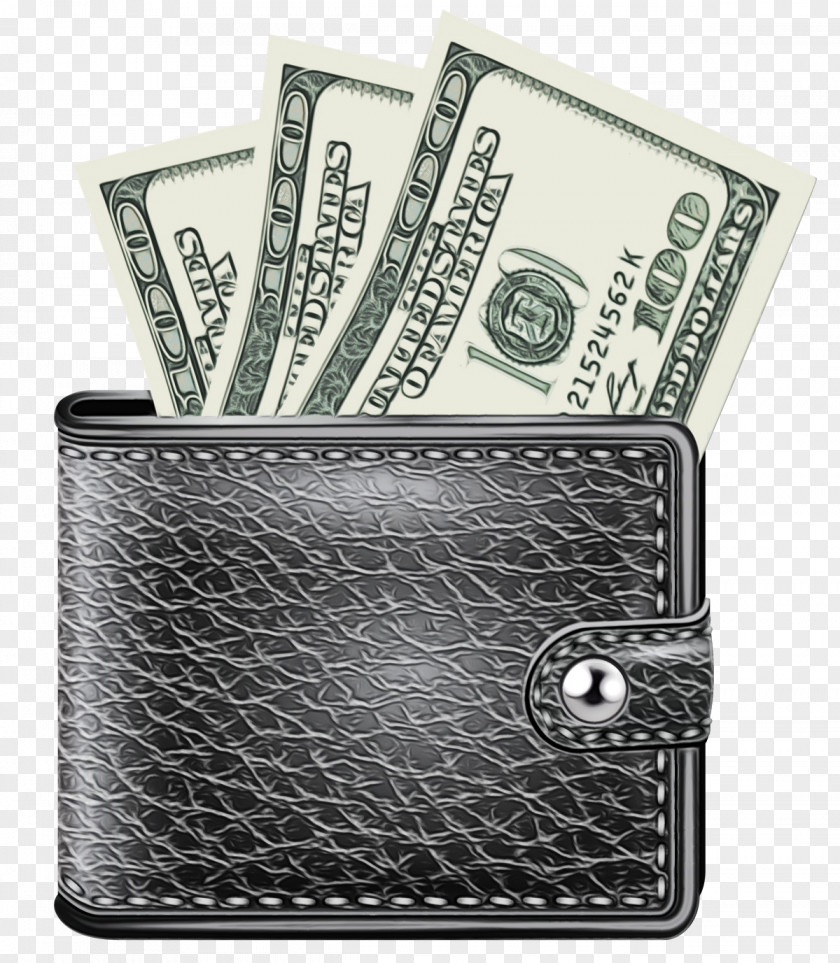 Leather Fashion Accessory Wallet Money Cash Currency PNG