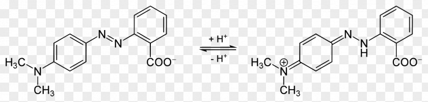Methyl Red Acid Dissociation Constant PH Indicator Molecule PNG