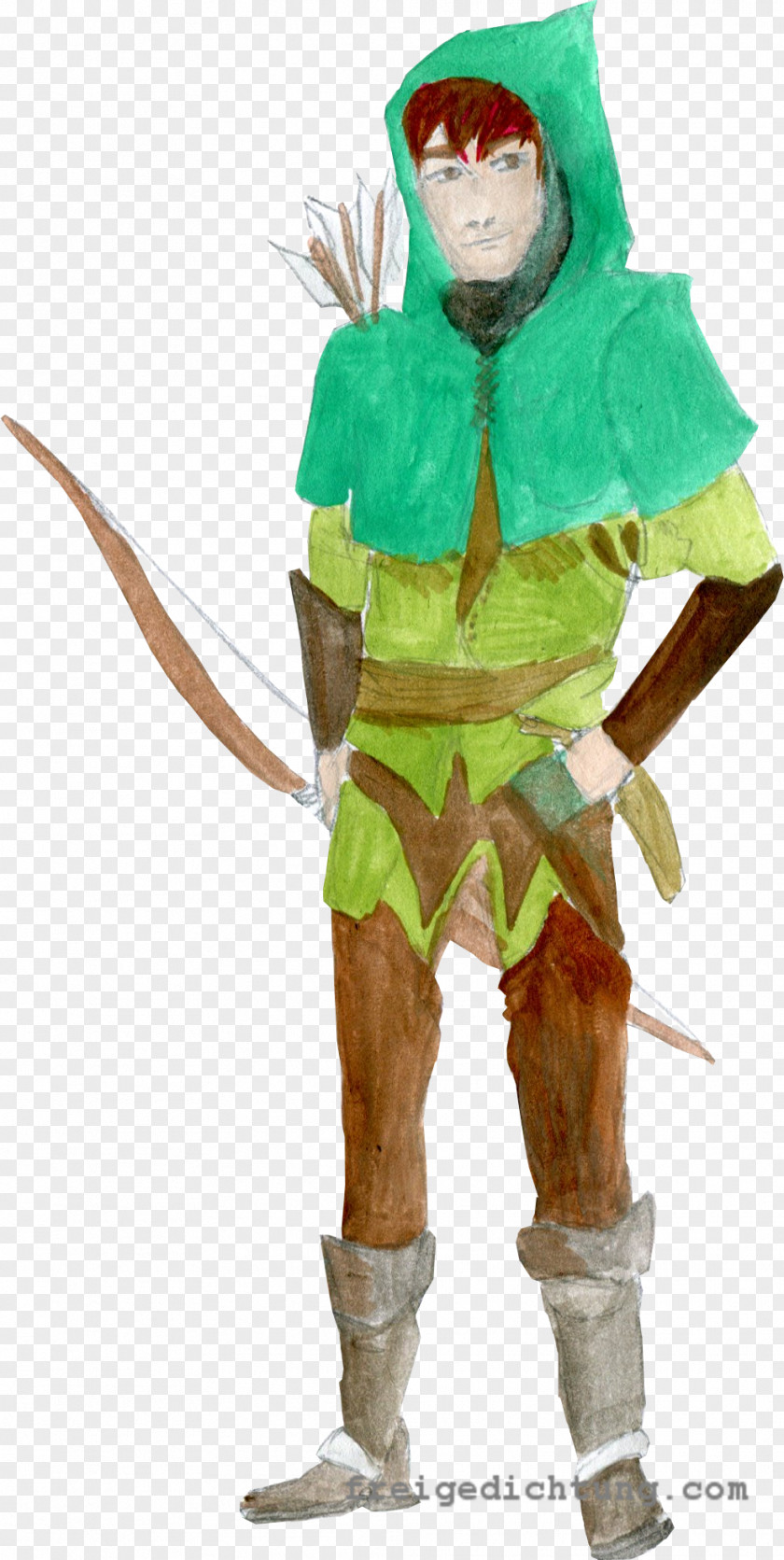 Robin Hood Costume Design Character Fiction PNG