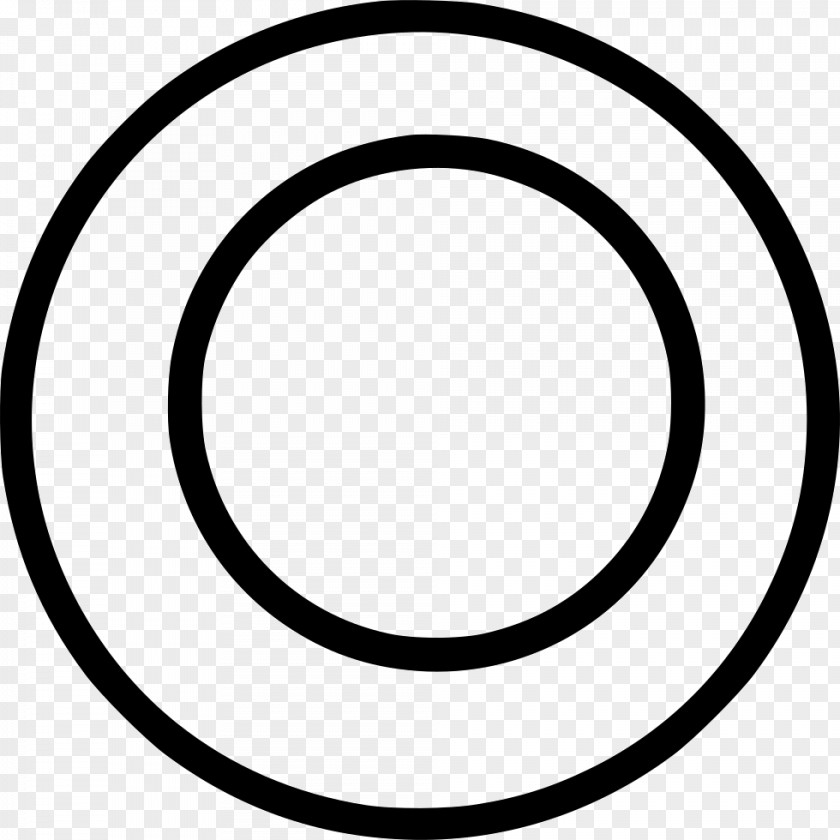 Round Black And White Circle Monochrome Photography Area Oval PNG