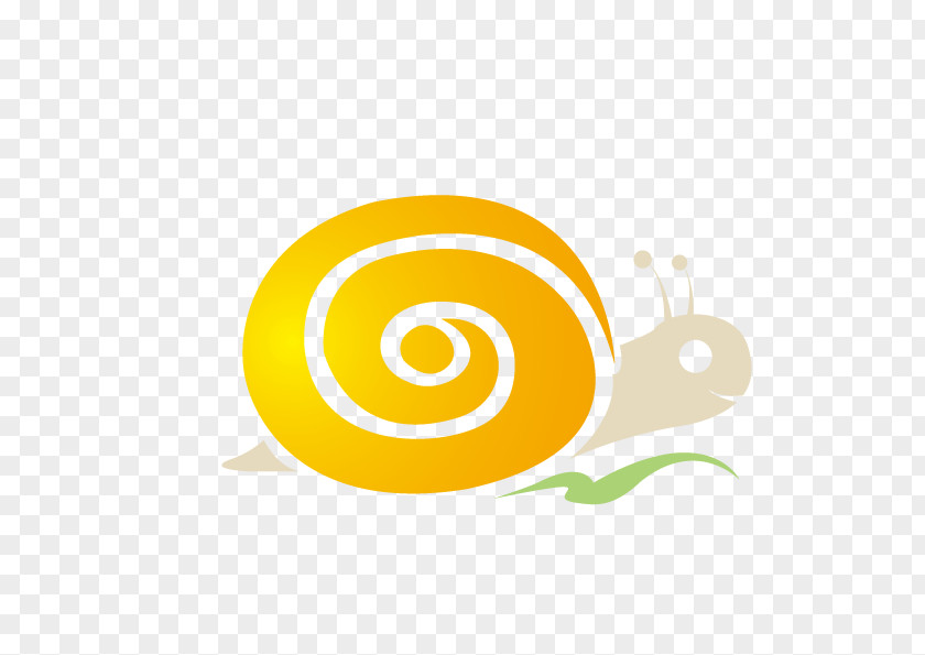 Vector Cartoon Snail Logo Circle Area Brand PNG