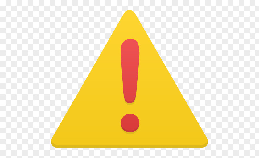 Warning Icon Design PNG