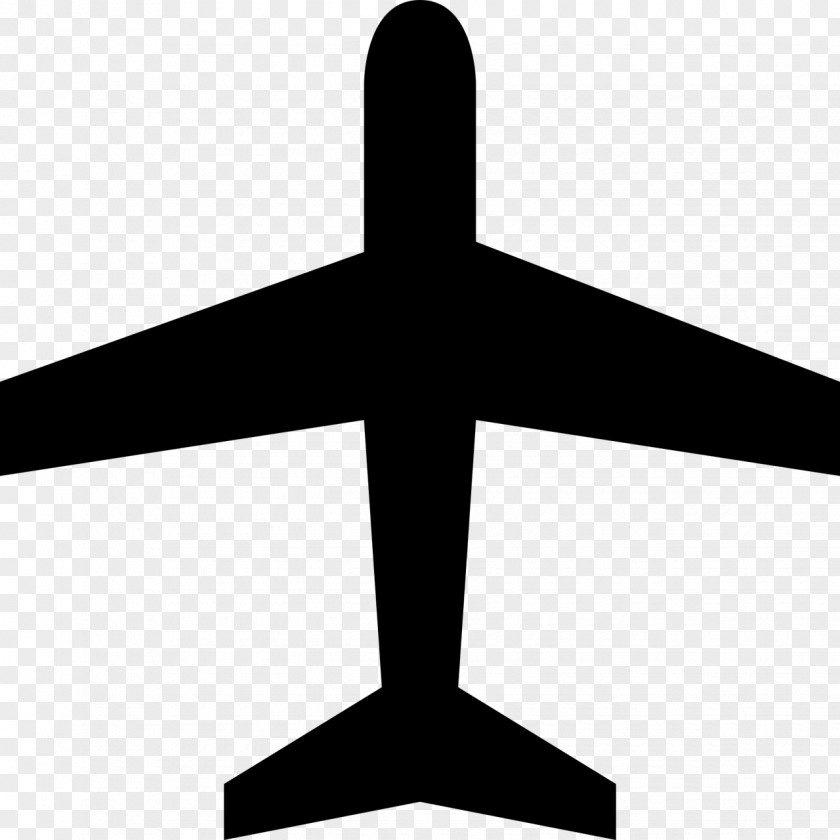 Airplane Icon Vector Air Travel Aircraft Flight PNG