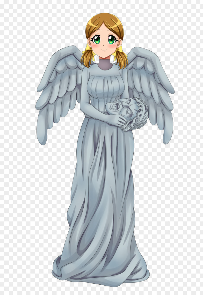 Angel Crying Animated Cartoon Figurine M PNG