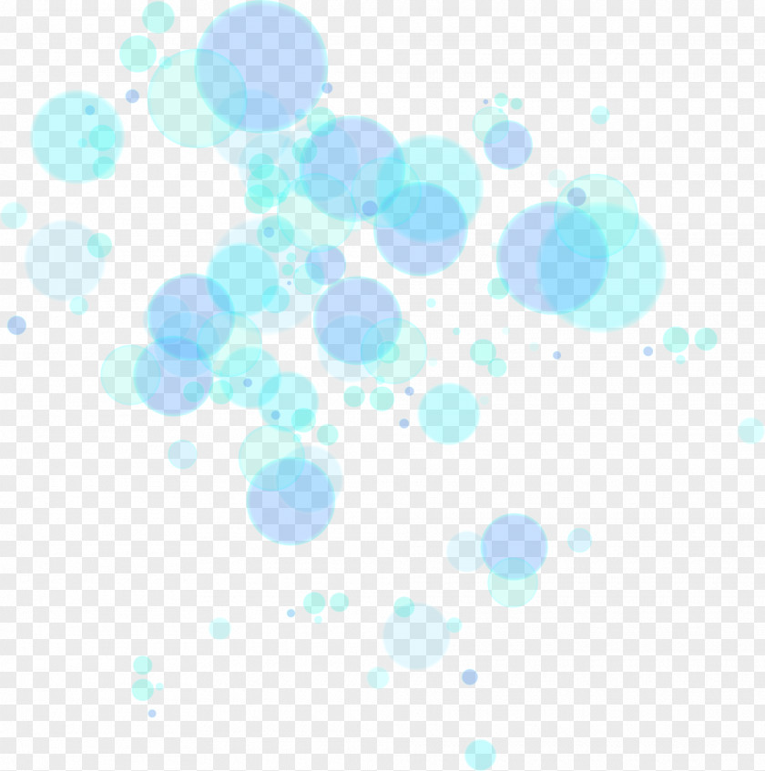 Blue Clean Circle PNG